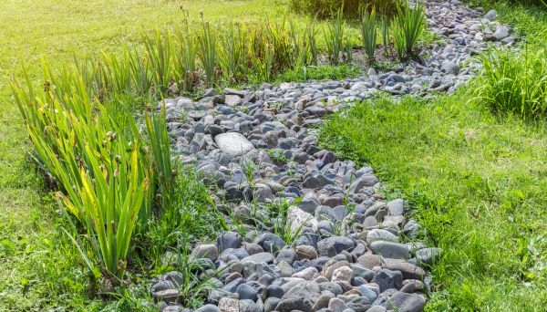 River Rock Garden Installation in Turlock
