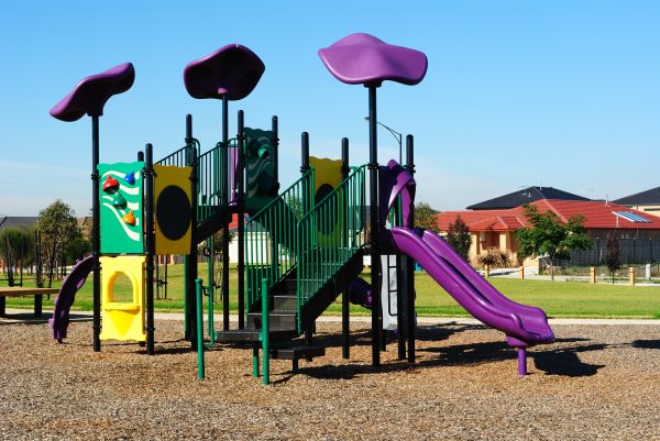 Playground Mulch Removal in Turlock